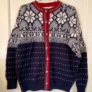 REI WOOL Cardigan vintage nordic